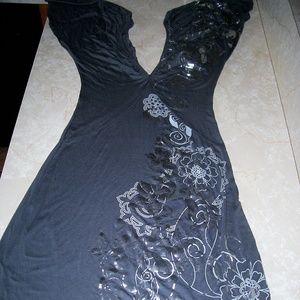 Body central gray dress